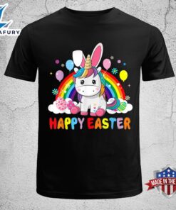 Happy Easter Cute Unicorn Wearing…