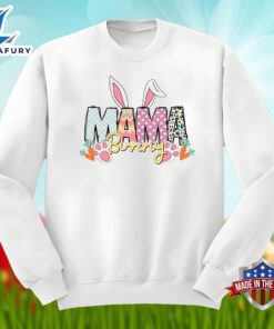 Happy Easter Day Mama Bunny Graphic Shirt