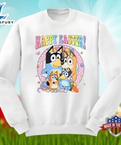 Happy Easter Day With Bluey Family Shirt Men Women