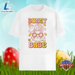 Happy Easter Day With Bunny Babe Classic Shirt