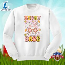 Happy Easter Day With Bunny Babe Classic Shirt