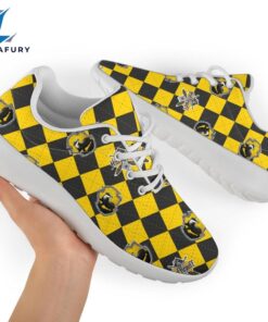 Harry Potter Hufflepuff Sneakers Custom Checkerboard Shoes For Fan