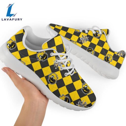 Harry Potter Hufflepuff Sneakers Custom Checkerboard Shoes For Fan