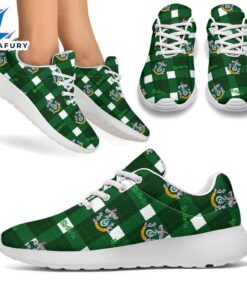 Harry Potter Slytherin Sneakers Custom Checkerboard Shoes For Fan