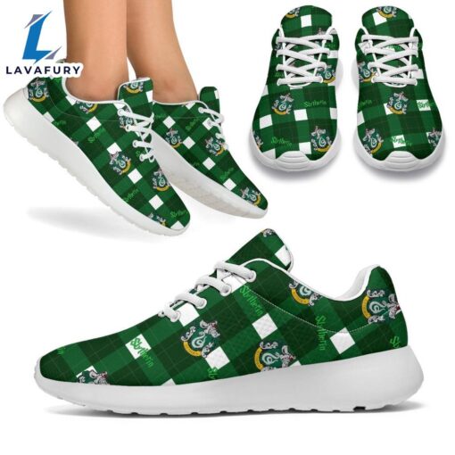 Harry Potter Slytherin  Sneakers Custom Checkerboard Shoes For Fan