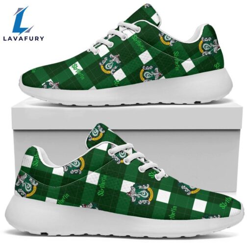 Harry Potter Slytherin  Sneakers Custom Checkerboard Shoes For Fan