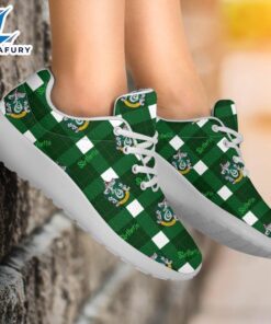 Harry Potter Slytherin Sneakers Custom Checkerboard Shoes For Fan