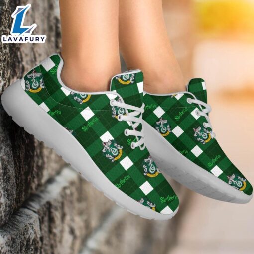 Harry Potter Slytherin  Sneakers Custom Checkerboard Shoes For Fan