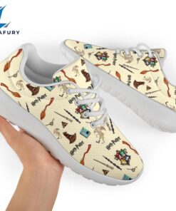 Harry Potter Sneakers Custom Pattern Hogwarts Shoes