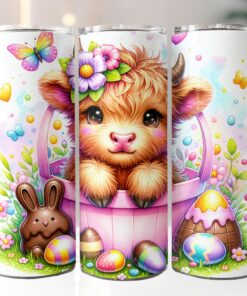 Highland Cow Easter 20 oz…