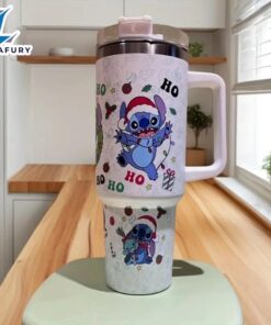 Holiday Stitch 40Oz Tumbler With Insulated Lid