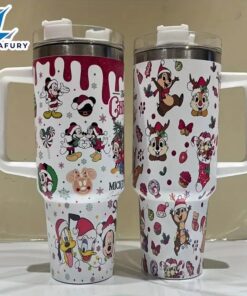 Holiday Stitch 40Oz Tumbler With Insulated Lid