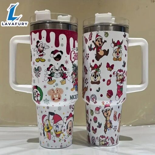 Holiday Stitch 40Oz Tumbler With Insulated Lid