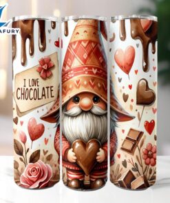 I Love Chocolate Gnome Tumbler…