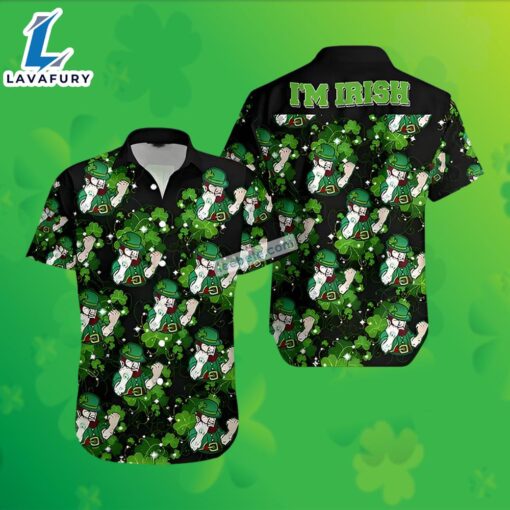 Im Irish Shamrock St Patrick Green Youth Hawaiian Shirts 2025