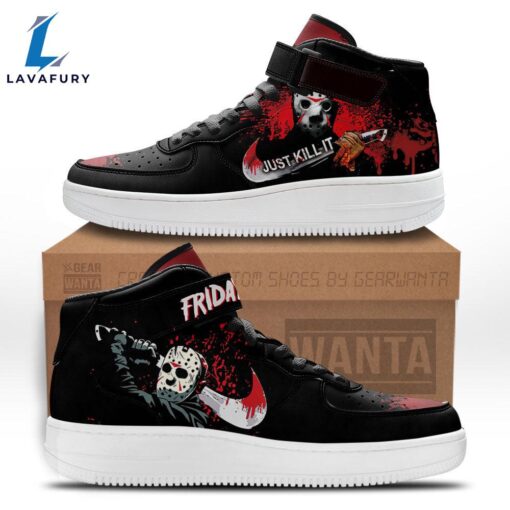 Jason Voorhees Mid Force Shoes Custom Friday 13th For Horror Fans