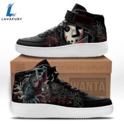 Jason Voorhees Shoes High Top Air Force Shoes Custom Sneakers For Horror Fans