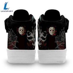 Jason Voorhees Shoes High Top Air Force Shoes Custom Sneakers For Horror Fans