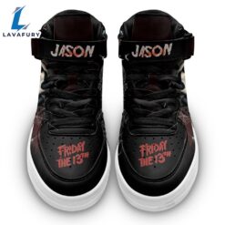 Jason Voorhees Shoes High Top Air Force Shoes Custom Sneakers For Horror Fans