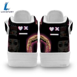 Jibaro High Top Air Force Shoes Custom Love, Death & Robots Sneakers