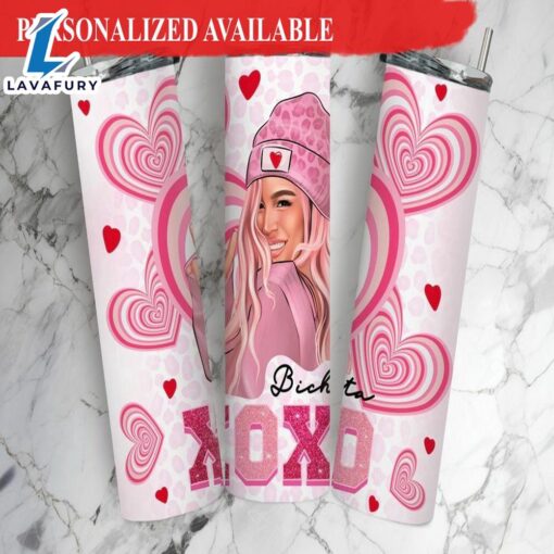 Karol G Beanie Valentines Tumbler