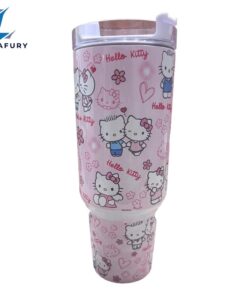 Kitty and Daniel 40 oz Kawaii Travel Tumbler