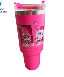 Kitty Delight Wonderland 40 oz Travel Tumbler Mug