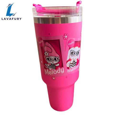 Kitty Delight Wonderland 40 oz Travel Tumbler Mug