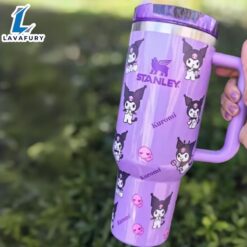 Kuromi Themed Tumbler With Handle…