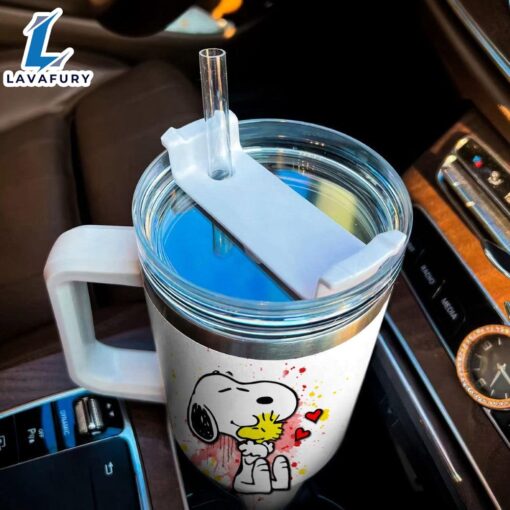 Life Is Better With Snoopy Printed Tumbler