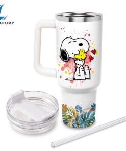 Life Is Better With Snoopy Printed Tumbler