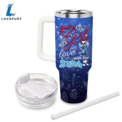 Lilo And Stitch Printed Straw Lid Tumbler