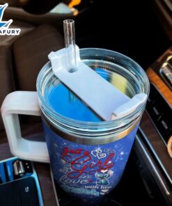 Lilo And Stitch Printed Straw Lid Tumbler