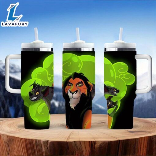 Lion King Villains Insulated Tumbler With Lid And Straw