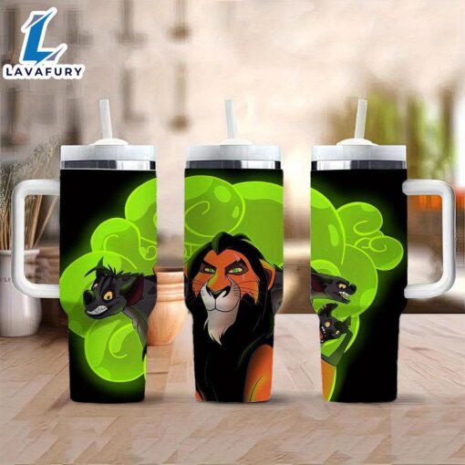 Lion King Villains Insulated Tumbler With Lid And Straw