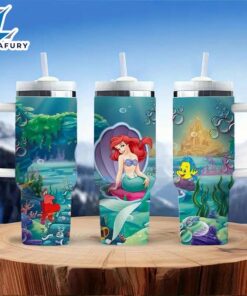 Little Mermaid Design 40oz Tumbler…