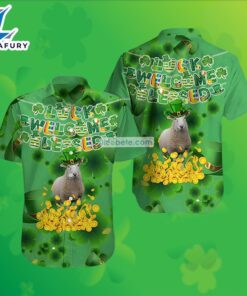 Luck Welcome Blessed Sheep Shamrock…