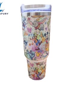 Magic Park Friends 40 oz Travel Tumbler with Handle