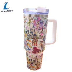 Magic Park Friends 40 oz Travel Tumbler with Handle