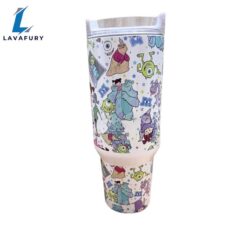 Magic Park Monsters 40 oz Kawaii Travel Tumbler with Handle