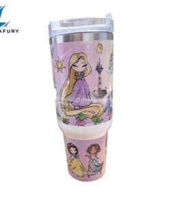 Magic Princess Friends 40 oz Travel Tumbler with Handle