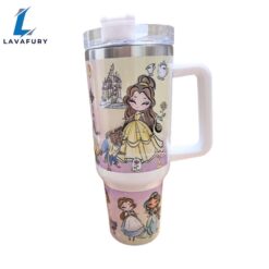 Magic Princess Friends 40 oz Travel Tumbler with Handle