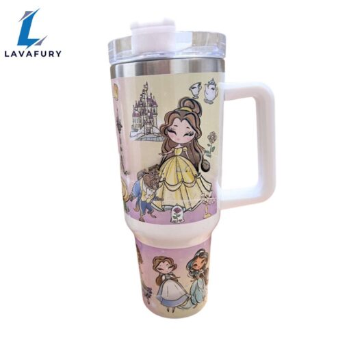 Magic Princess Friends 40 oz Travel Tumbler with Handle