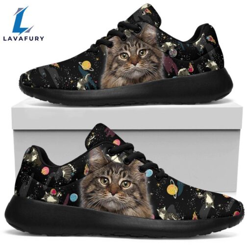 Maine Coon Cat Sneakers Sporty Shoes For Cat Lover