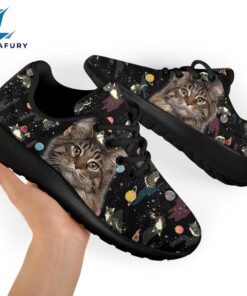 Maine Coon Cat Sneakers Sporty Shoes For Cat Lover