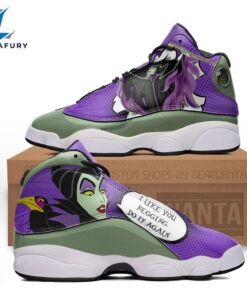 Maleficent J13 Sneakers Custom Comic Style Shoes