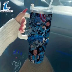 Marvel And DC Characters Design Leakproof Tumbler