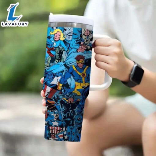 Marvel And DC Characters Design Leakproof Tumbler