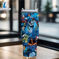 Marvel And DC Characters Design Leakproof Tumbler