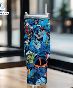 Marvel And DC Characters Design Leakproof Tumbler